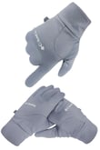 Tam Parmak Softshell Dokunmatik Parmak Özellikli Eldiven (GRİ)