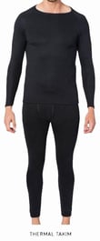Termal Alt İçlik- Termal İçlik Erkek- İçlikler- Sporcu İçliği- Sporcu İclik Kota (SİYAH-XXL)