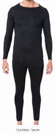 Termal Alt İçlik- Termal İçlik Erkek- İçlikler- Sporcu İçliği- Sporcu İclik Kota (SİYAH-L-XL)