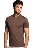 Thermoform HZT18003 Microfiber Kısa Kol Fanila (KAHVE-2XL)