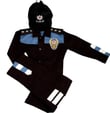 Unisex Çocuk Polis Kıyafeti (Şapka, Gömlek, Pantolon Takımı) (15-TOPLUM POLİSİ)