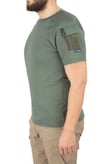 Yaka Kısa Kol Basic Combat T-Shirt Bisiklet (HAKİ-M)