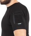 Yaka Kısa Kol Basic Combat T-Shirt Bisiklet (SİYAH-3XL)