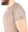 Yaka Kısa Kol Basic Combat T-Shirt Bisiklet (BEJ-2XL)