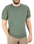 Yaka Kısa Kol Basic Combat T-Shirt Bisiklet (HAKİ-S)