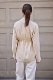 Bej Kraşlı Kimono
