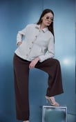 Ekru Tüvit Ceket