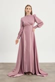 Gül Kurusu Kuyruklu Elena Elbise
