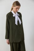 Haki Blazer Ceket