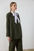 Haki Blazer Ceket