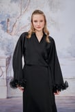 Siyah Aurora Kimono