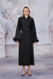 Siyah Aurora Kimono