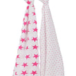 Aden Anais İkili Müslin Set/Floro Pink