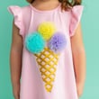 Bebeğim ve Ben Elbise / Pembe Ice Cream