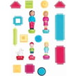 Bristle Blocks Yapı Oyuncakları - Aile - 85 Parça