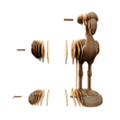 Cartonic 3D Puzzle - FLAMINGO