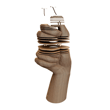 Cartonic 3D Puzzle - HAND VASE