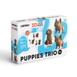 Cartonic 3D Puzzle - PUPPIES TRIO