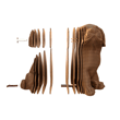 Cartonic 3D Puzzle - PUPPIES TRIO