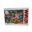 Crocodile Creek Aile Puzzle - 1000 Parça - Dünya Kolajı