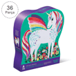 Crocodile Creek Dekoratif Puzzle - 36 Parça - Unicorn