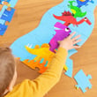 Crocodile Creek Dev Kule Puzzle - 30 Parça - Dinozor
