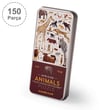 Crocodile Creek Metal Kutu Puzzle - 150 Parça - Afrika Hayvanları