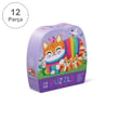 Crocodile Creek Mini Puzzle - 12 Parça - Cuddly Cat