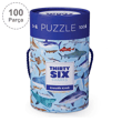 Crocodile Creek Puzzle - 100 Parça - Köpek Balıkları