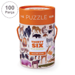 Crocodile Creek Puzzle - 100 Parça - Vahşi Hayvanlar