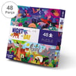Crocodile Creek  Puzzle - 48  Parça - Hayvanlar Alemi - Gece+ Gündüz