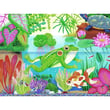 Crocodile Creek  Puzzle - 50 Parça - Teraryum Kurbağa