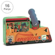Djeco Dekoratif Puzzle 16 Parça/Lokomotif