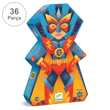 Djeco Dekoratif Puzzle 36 Parça/Süper Boy