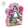 Djeco Dekoratif Puzzle 50 Parça/Alice Harikalar Diyarında