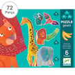 Djeco Dev Puzzle 72 Parça/ Elvis & Friends
