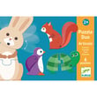 Djeco İkili Puzzle Articulo Animals