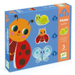Djeco İlerleyen Puzzle - In The Garden - 3, 4, 5 Pcs