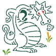 Djeco Resim Boyama Şablonları / Dragons