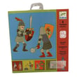 Djeco Resim Boyama Şablonları / Knights