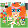 Djeco Yapıştırma Kartları / All Different