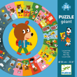 Djeco Yuvarlak Puzzle 24 Parça - Bir Gün