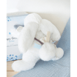 Doudou Beyaz Ponpon Tavşan 25 cm