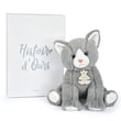 Doudou Gri Yavru Kedi 18 cm