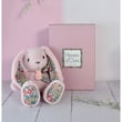 Doudou Hediye Kutulu Çiçekli Tavşan 25 cm