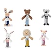 Doudou Sesli Mini Kahve Tavşan