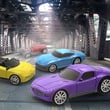 Driven 4'lü Çek Bırak Araba Seti - Mavi, Kırmızı, Mor, Sarı