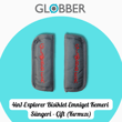 Globber 4in1 Explorer Bisiklet Emniyet Kemeri Süngeri (ÇİFT-Kırmızı)