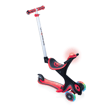 Globber Evo Comfort Play Işıklı Scooter- Kırmızı
