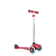 Globber Evo Comfort Play Işıklı Scooter- Kırmızı